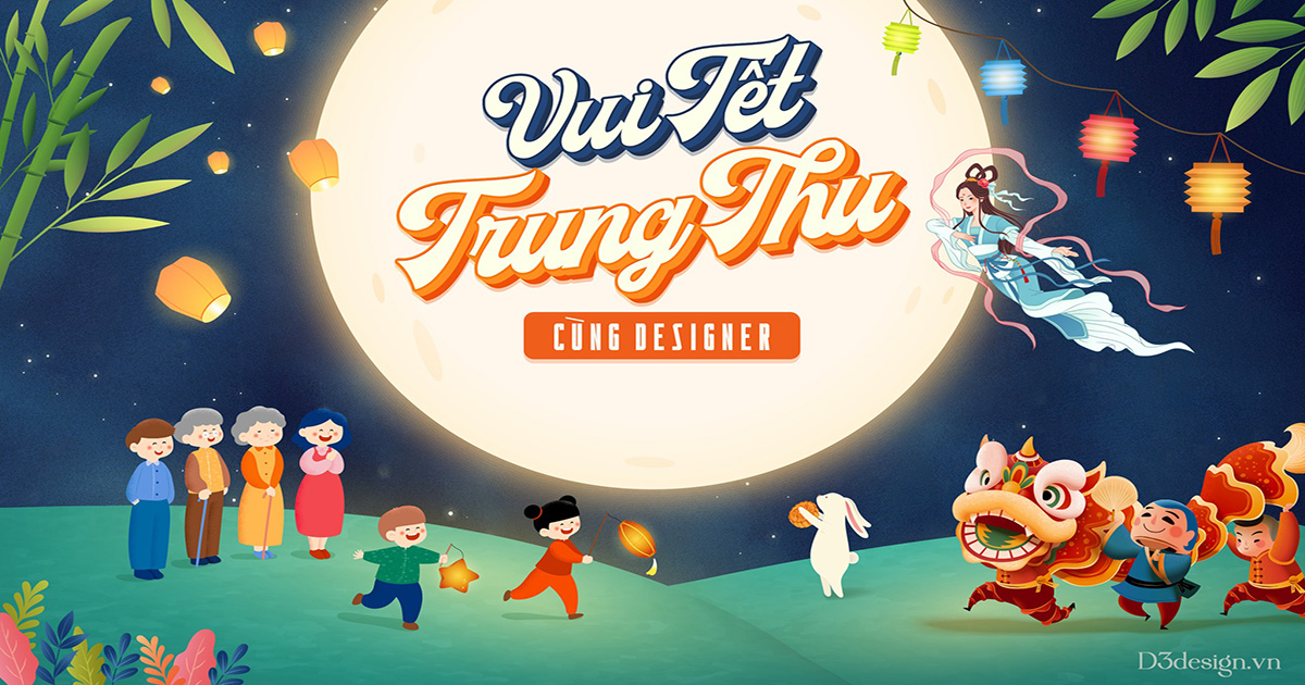Tải File Top 10 Bài Cuộc Thi Banner Trung Thu 2023